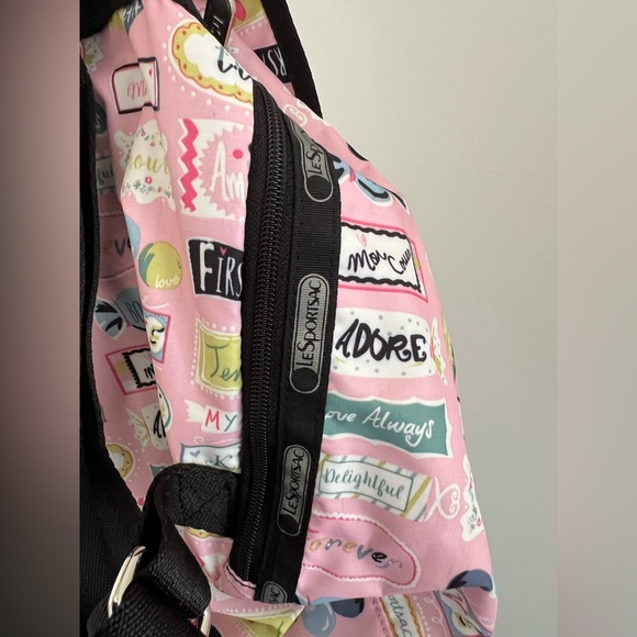 Lesportsac small edie backpack sweet talk pink - Picture 8 of 9